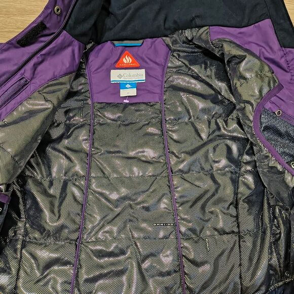 Columbia Omni-Heat Omni-Tech Waterproof Winter Jacket – Purple (Women’s M) - Picture 5 of 6